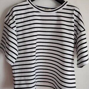 Ladies SZ S Madewell Striped Short-Sleeve T-Shirt